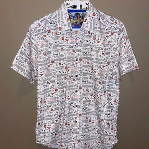 ROBERT GRAHAM-Men's Short Sleeve Classic Fit Shirt